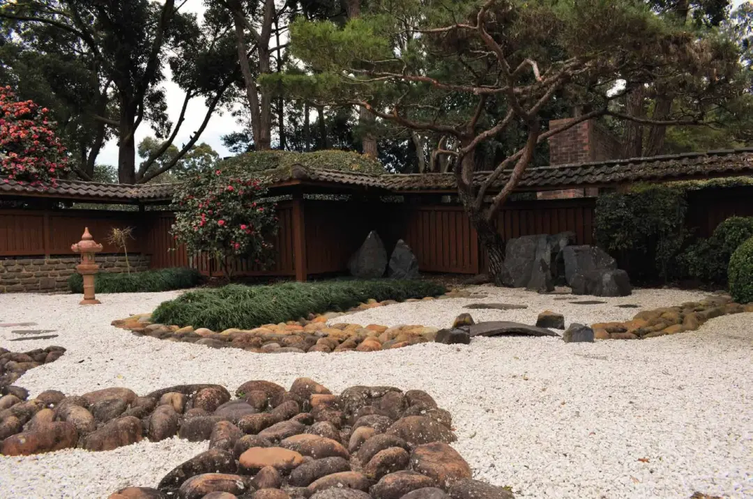 Zen garden at The Terraces