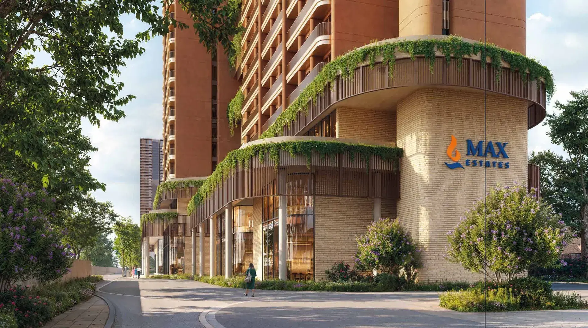 Arrival at The Terraces, Estate 361 (artistic rendition)