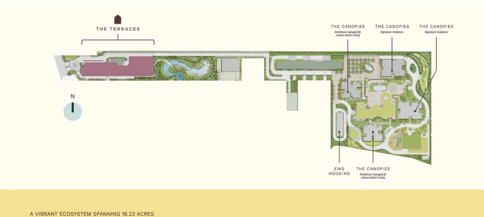 Master plan: 18.23-acre Estate 361